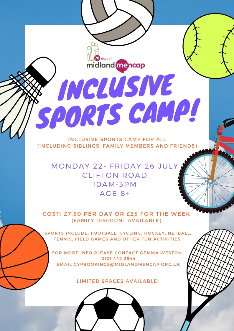 Family Inclusive Sports Camp | Midland Mencap